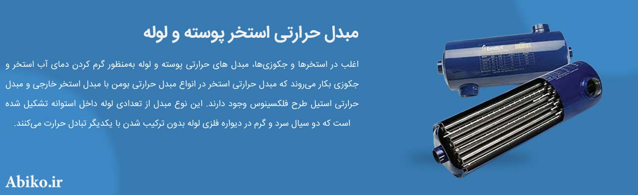 محاسبه مبدل حرارتی استخر