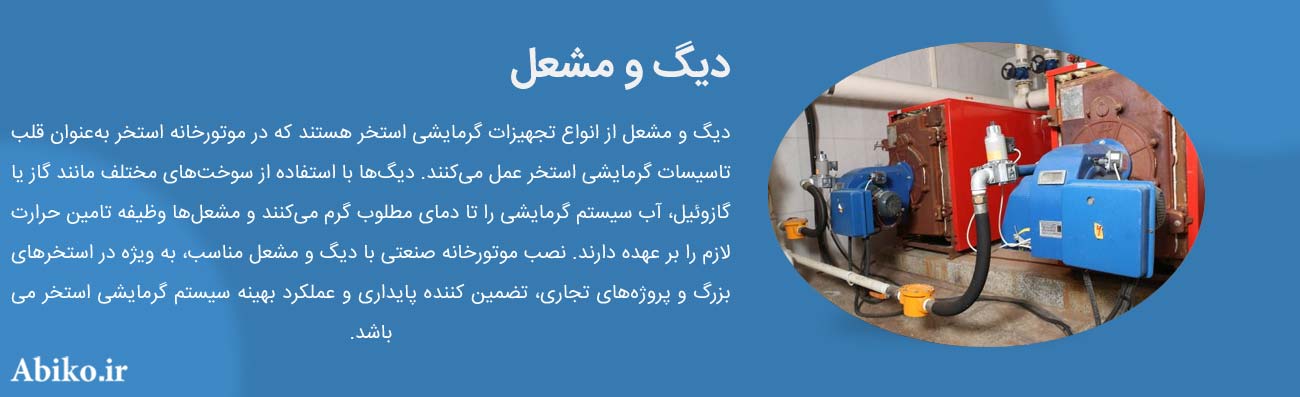 تجهیزات گرمایشی استخر